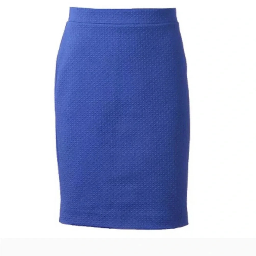 ELLE Blue Textured Diamond Print size XL